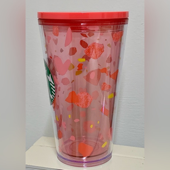 Valentines Day 2020 Exclusive Starbucks Double Walled 16 oz Lidded Tumbler - Picture 2 of 15